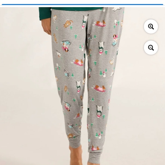 Joyspun Women’s Plus “Oh What Fun” Multi Colored 2 PC Pajama Set Size 3X NWT - Picture 8 of 10